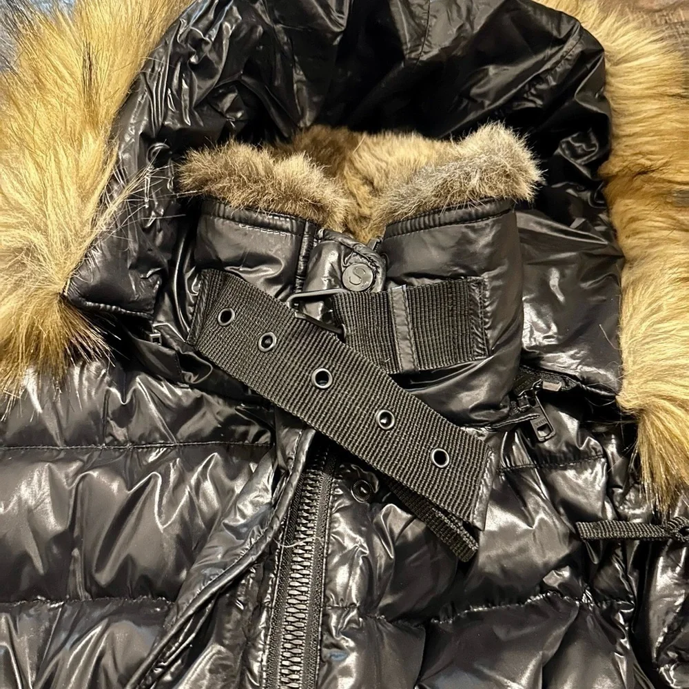 S13 New York l Chelsea Mid-Length Down Puffer Coat l Black l Size XXL l NWOT - Picture 13 of 14
